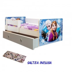 cautireduceri.ro-PAT FROZEN CU SALTEA SI SERTAR  - JUNIOR