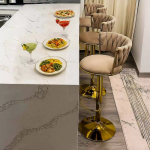 cautireduceri.ro-SCAUN DE BAR ABS 118 CATIFEA BEJ cautireduceri.ro-SCAUN DE BAR ABS 118 CATIFEA BEJ