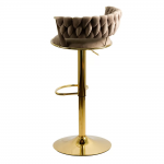 cautireduceri.ro-SCAUN DE BAR ABS 118 CATIFEA BEJ cautireduceri.ro-SCAUN DE BAR ABS 118 CATIFEA BEJ