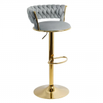 cautireduceri.ro-SCAUN DE BAR ABS 118 CATIFEA GRI cautireduceri.ro-SCAUN DE BAR ABS 118 CATIFEA GRI