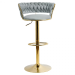 cautireduceri.ro-SCAUN DE BAR ABS 118 CATIFEA GRI cautireduceri.ro-SCAUN DE BAR ABS 118 CATIFEA GRI