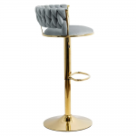 cautireduceri.ro-SCAUN DE BAR ABS 118 CATIFEA GRI cautireduceri.ro-SCAUN DE BAR ABS 118 CATIFEA GRI